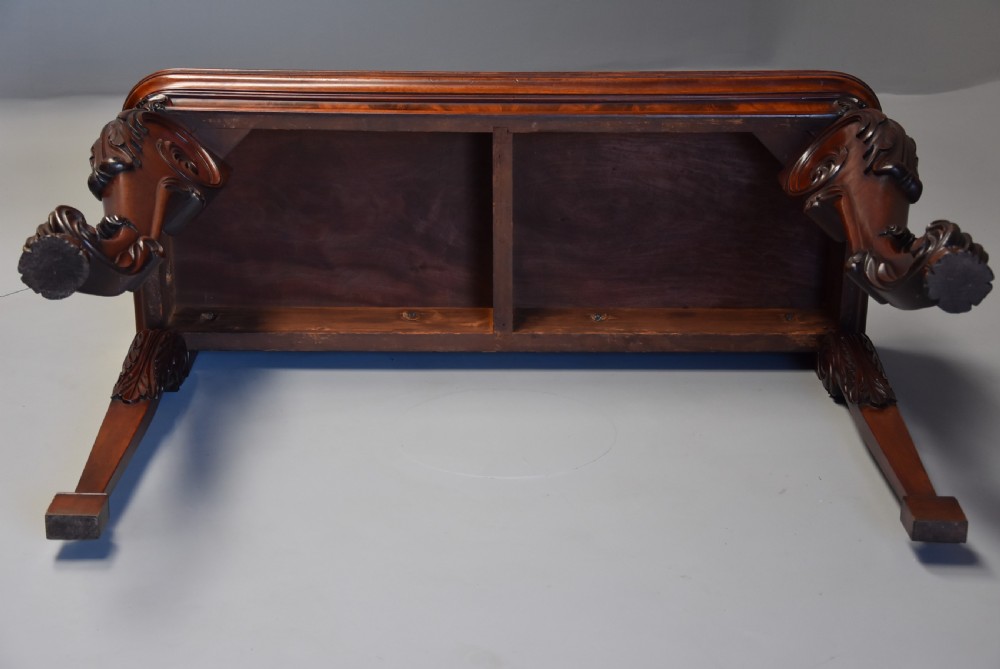Superb quality William IV mahogany console table in the manner of Gillows View XII