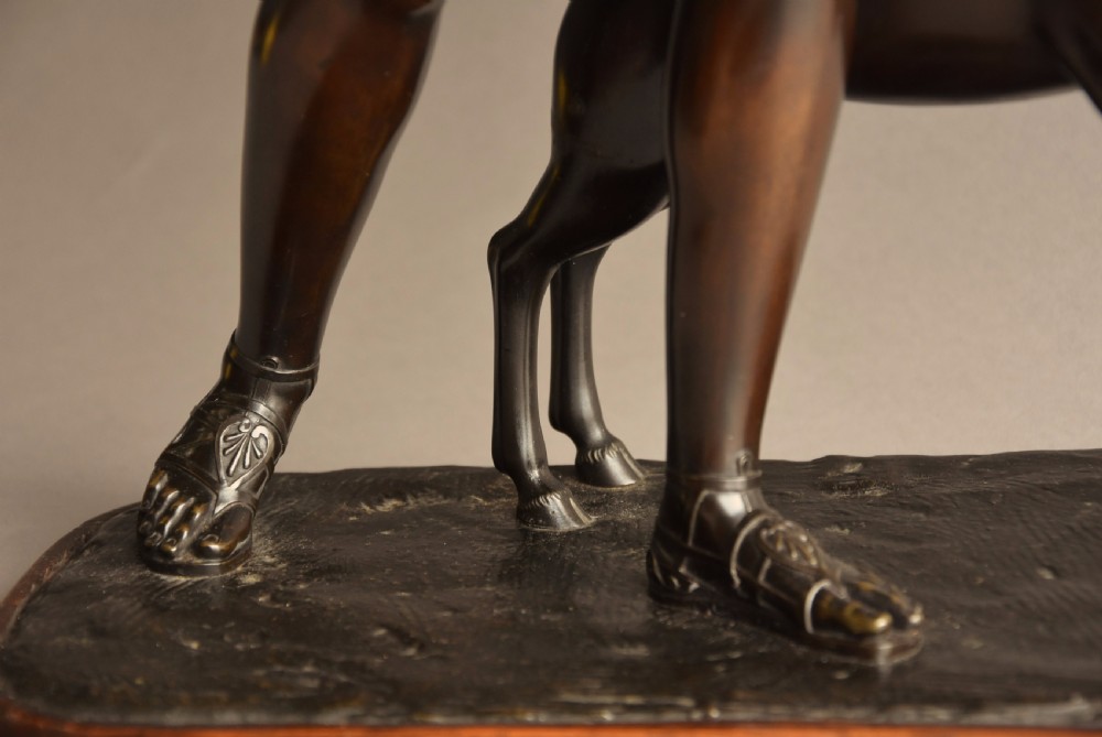 French mid 19th century bronze figure 'Diana of Versailles' or 'Diana the Huntress' View VIII