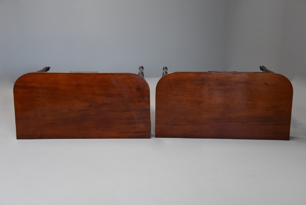 Pair of early 19th century mahogany console tables View VIII