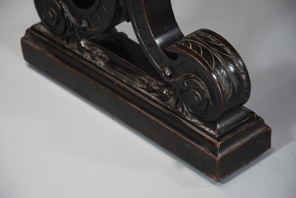 Late 19th century ebonised walnut centre table in the Renaissance style View XI