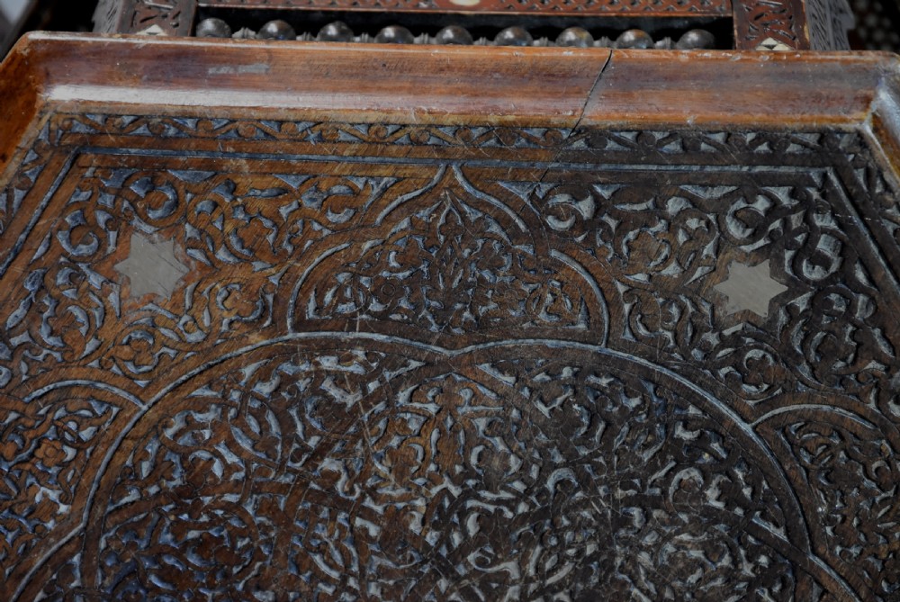 Late 19th century hexagonal Moorish table View X