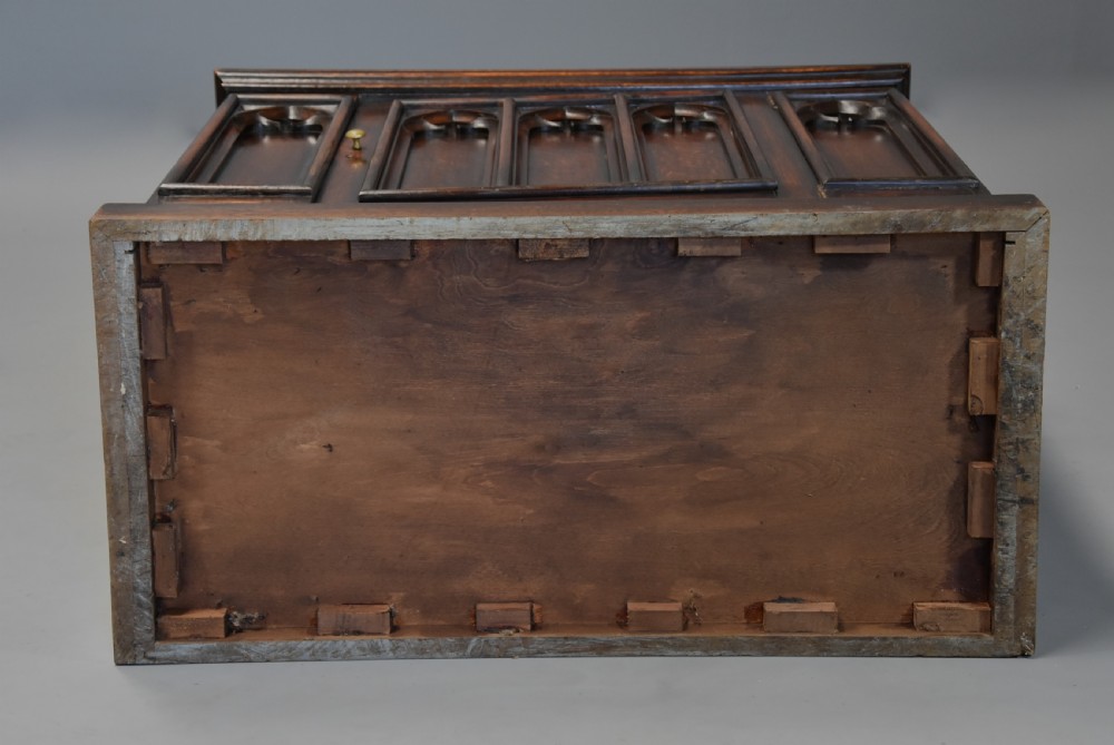 Late 19th century Gothic style oak cupboard View XIII