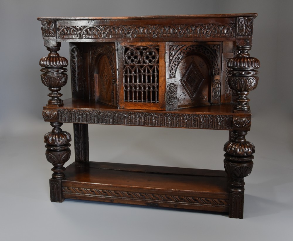 Superb oak livery cupboard of very good proportions and wonderful patina