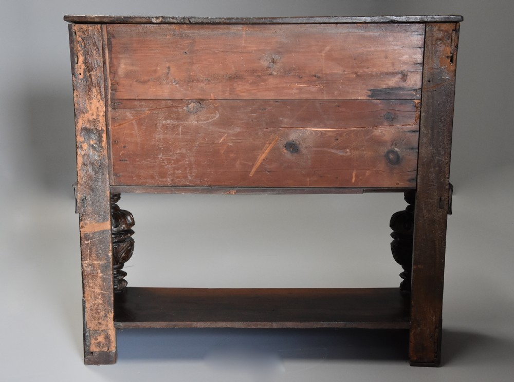 Superb oak livery cupboard of very good proportions and wonderful patina View XIII