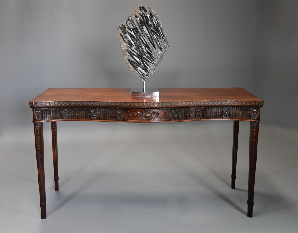 Late 19th century mahogany serving table in the Adam style