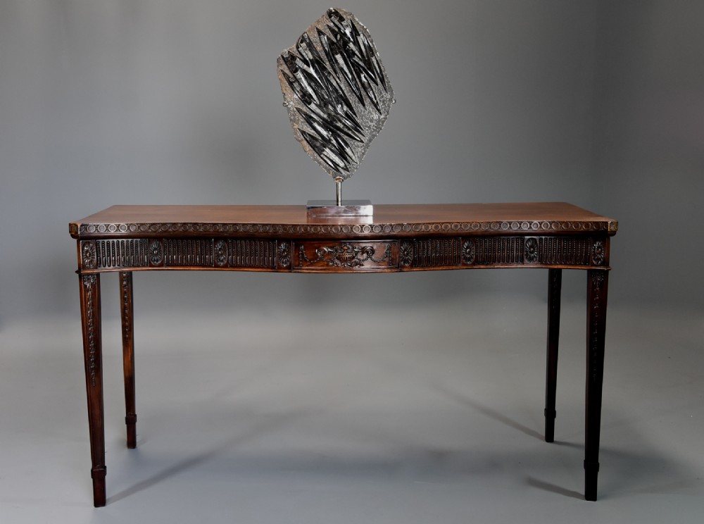 Late 19th century mahogany serving table in the Adam style View V
