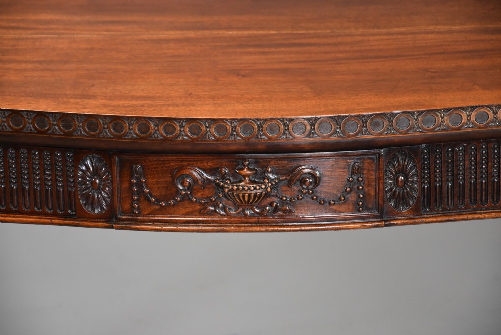 Late 19th century mahogany serving table in the Adam style View VI