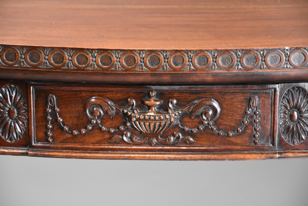 Late 19th century mahogany serving table in the Adam style View VII