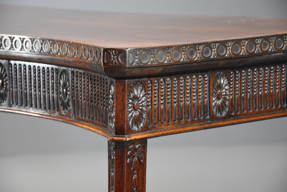 Late 19th century mahogany serving table in the Adam style View VIII
