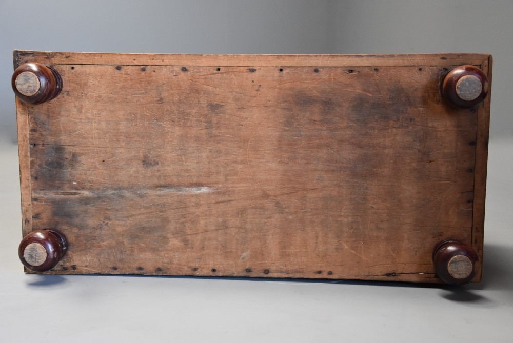 Rare superb quality mid 19thc highly decorative Continental floral marquetry teak chest View XIII