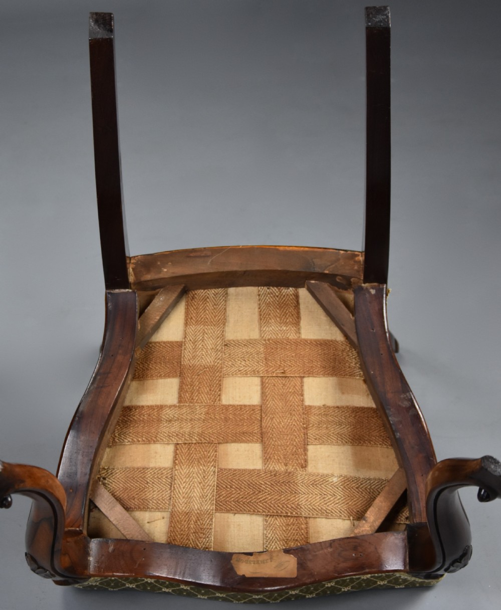 Fine quality early-mid 19th century set of six rosewood dining chairs in the manner of Gillows View XII