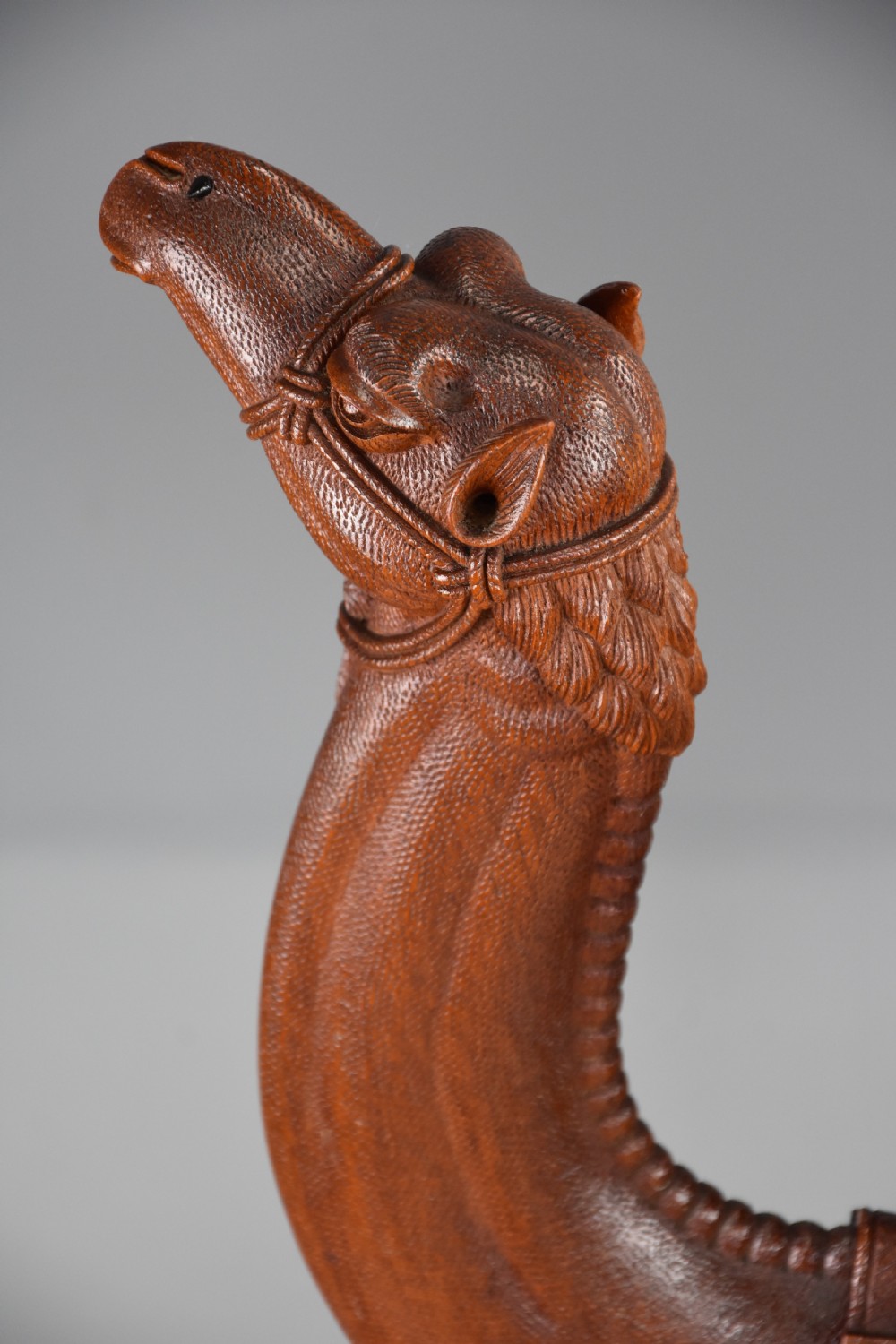 Late 19th century Anglo Indian hardwood camel table of superb quality, possibly from the Gujarat region of India View XI