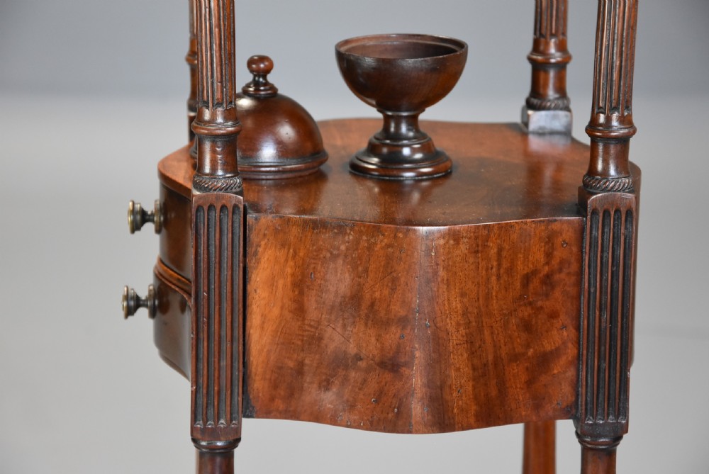 Fine quality mahogany gentleman's wash stand of superb patina in the 18th century style View X
