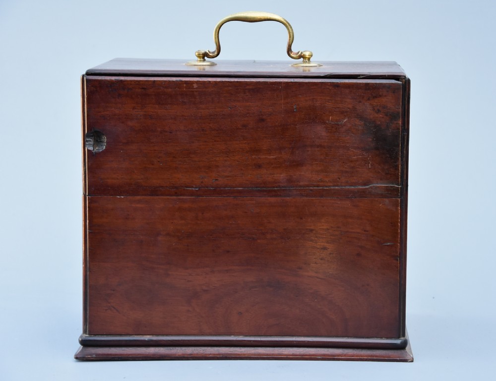 Mid 19th century mahogany travelling apothecary cabinet View VII