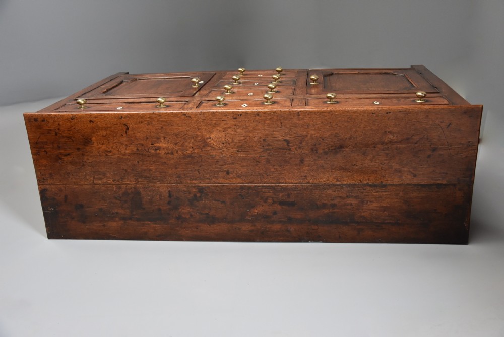 Late 18th century oak dresser base of superb patina View VIII