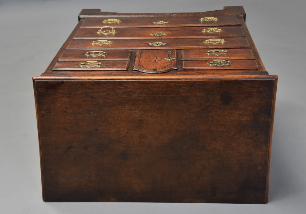 Superb 18th century oak Norfolk chest with excellent patina View IX