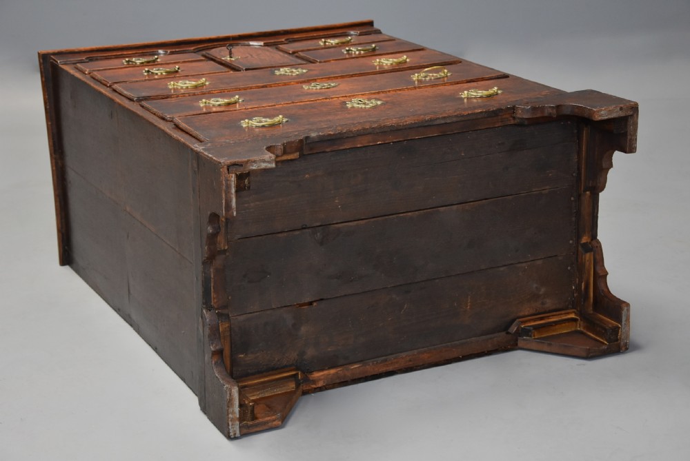 Superb 18th century oak Norfolk chest with excellent patina View XII