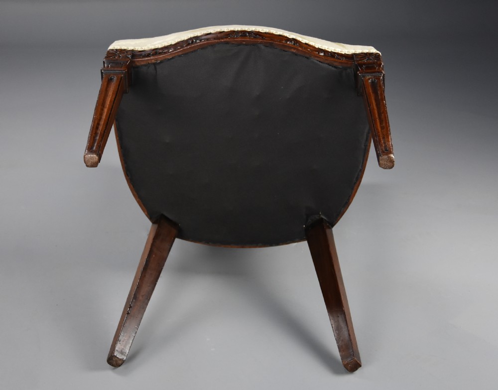 Set of four late 18th century Continental walnut chairs, possibly Italian View XVII