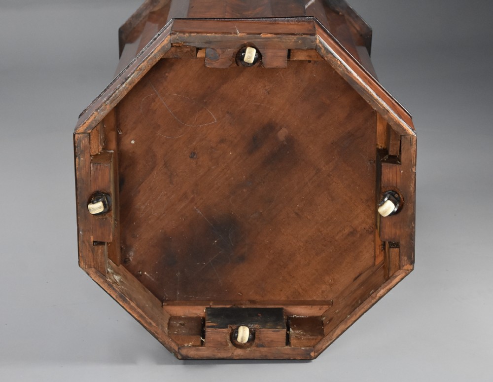 Mid 19th century mahogany octagonal pot cupboard of fine patina and large proportions View VII