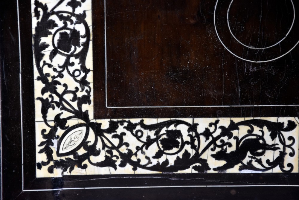 Highly decorative 19th century North Italian table top in the Renaissance style View IX
