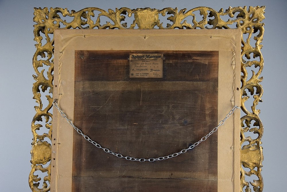 19th century fine quality Florentine carved gilt wood mirror View IX