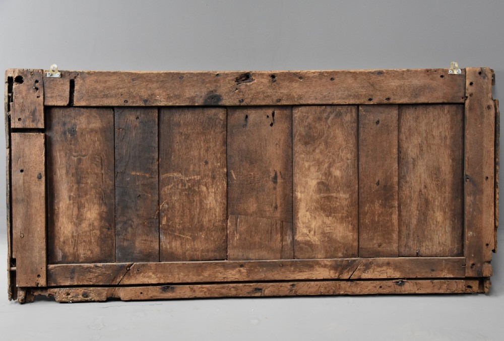 Rare late 15th century French finely carved oak panel  View XII