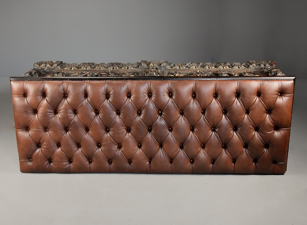 Extremely rare mid 16th century Italian walnut and parcel gilt cassone (chest), probably from the Tuscany region View XIII
