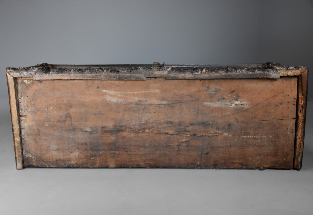 Extremely rare mid 16th century Italian walnut and parcel gilt cassone (chest), probably from the Tuscany region View XV