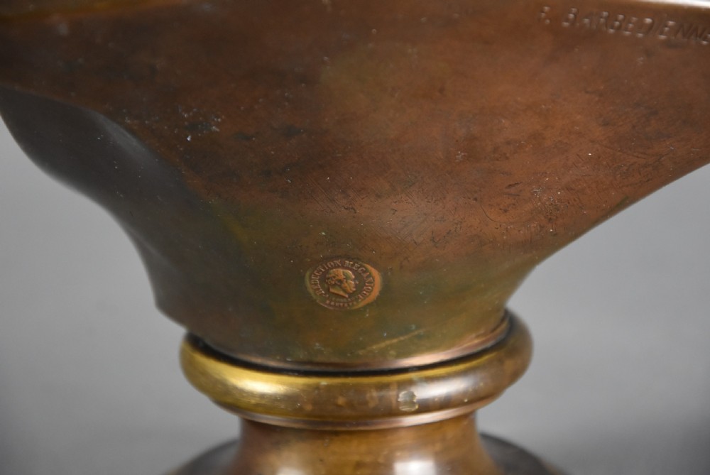Late 19thc fine quality French bronze bust of a female, possibly of the Roman goddess Diana, signed E. AIZELIN View XII