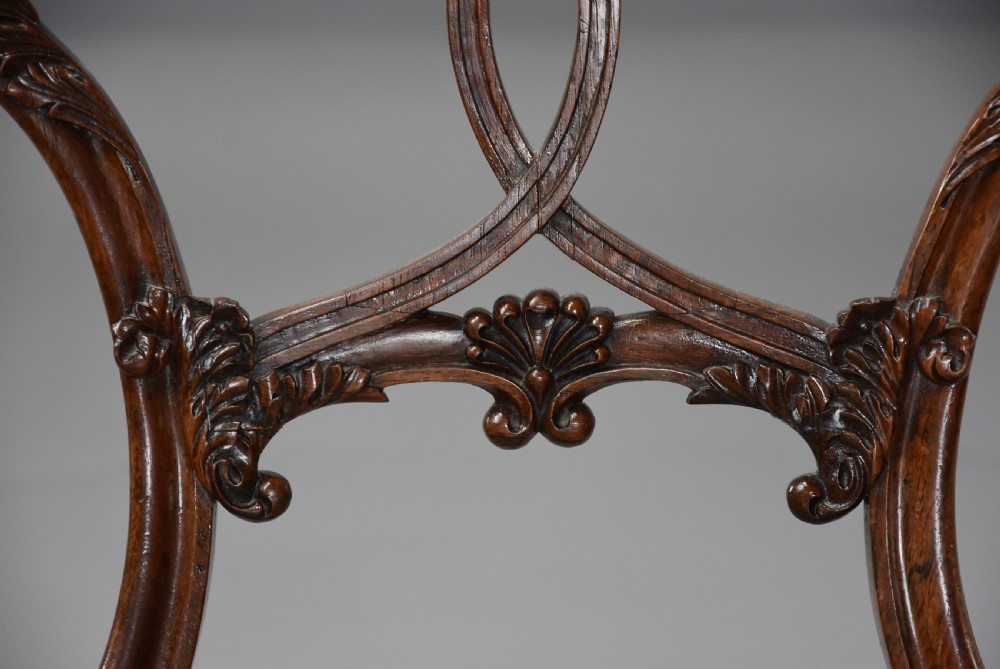 Superb quality early 19thc set of four rosewood chairs of Indian influence View VIII