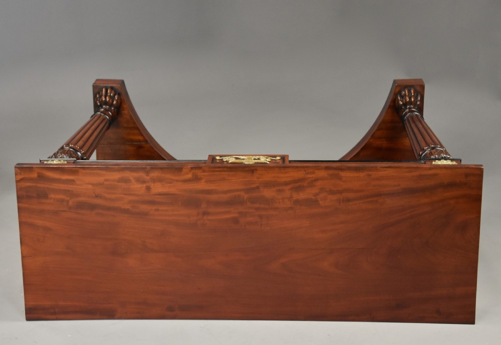 Fine quality pair of Regency mahogany console tables View XVI