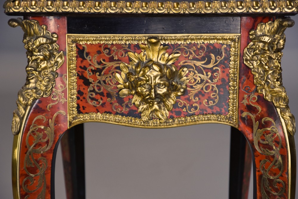 Superb quality early 19th century English ‘Boulle’ centre table in the French style View VIII