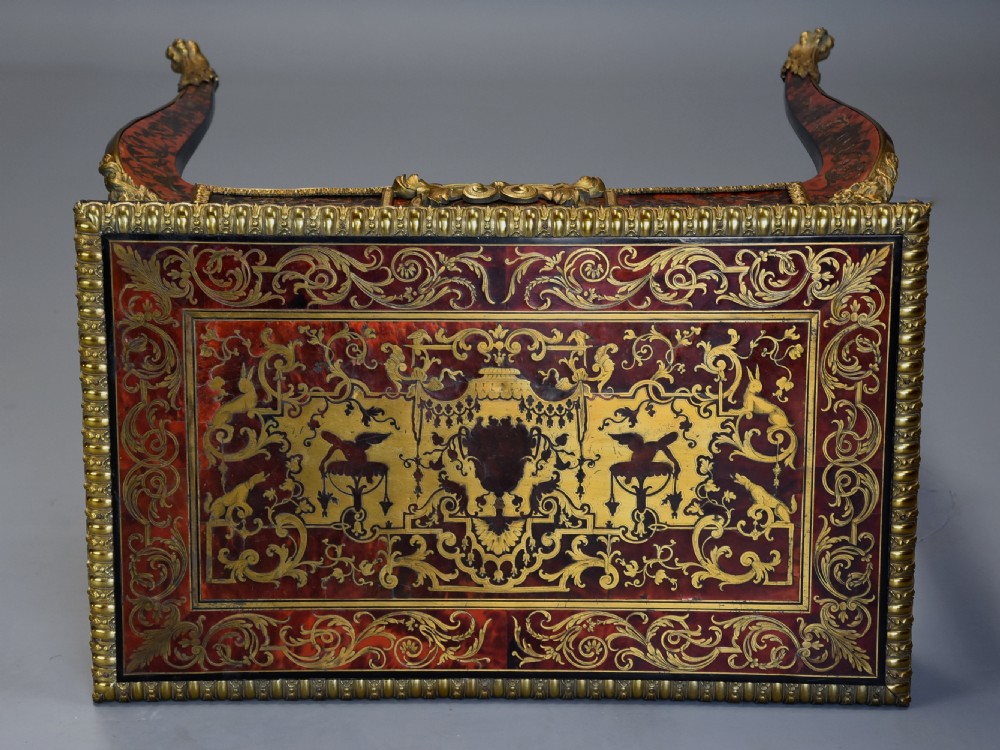 Superb quality early 19th century English ‘Boulle’ centre table in the French style View XI