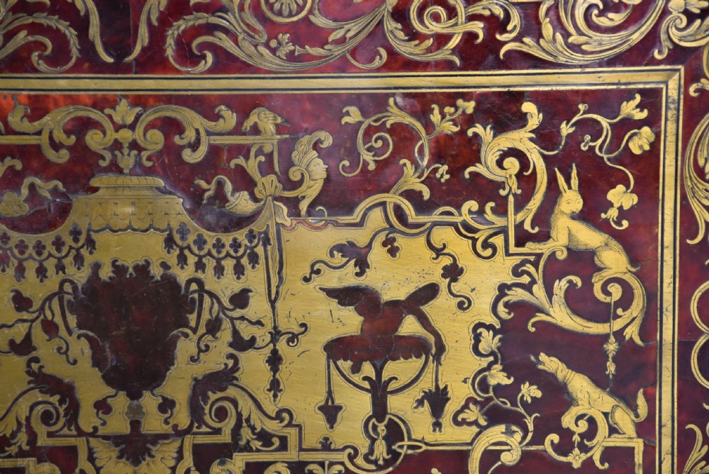 Superb quality early 19th century English ‘Boulle’ centre table in the French style View XII