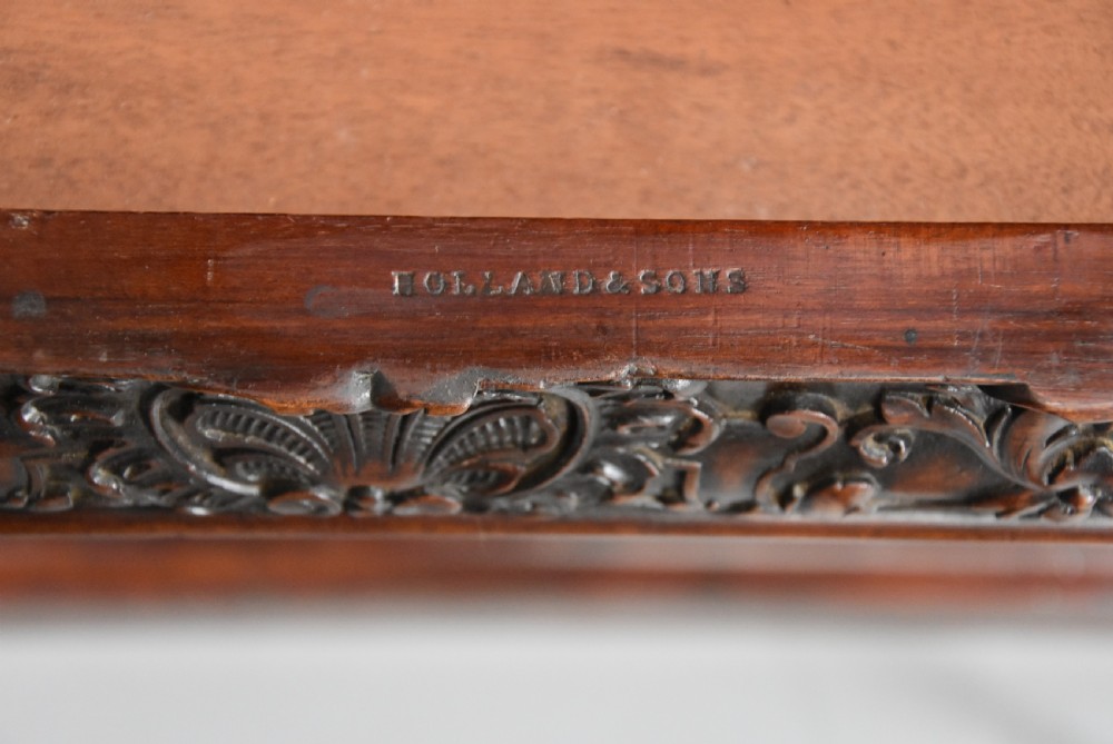 Mid 19th century exhibition quality Renaissance style mahogany cabinet stamped ‘Holland & Sons’ View XV