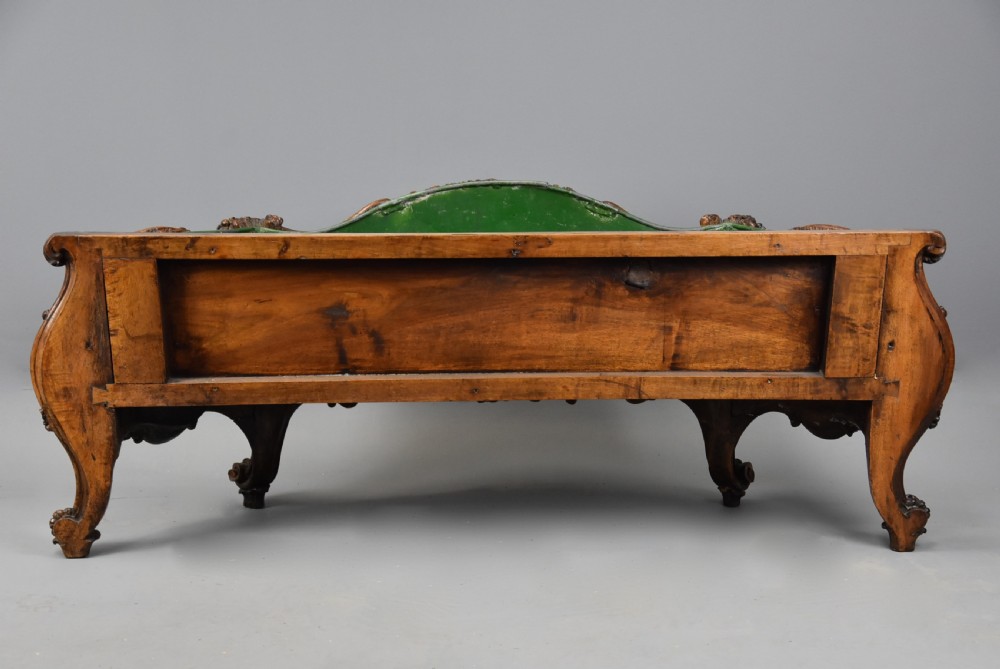 Large 19th century French carved walnut jardiniere in the Rococo style  View XIII