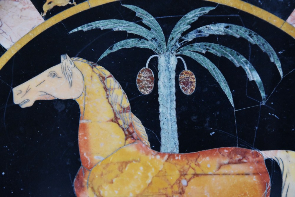 Superb quality mid 19th century Maltese pietre dure marble centre table attributed to Joseph Darmanin & Sons View IX
