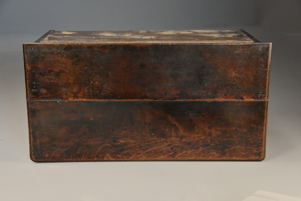Early 18th century provincial oak chest of drawers of superb patina, probably East Anglian View XIII
