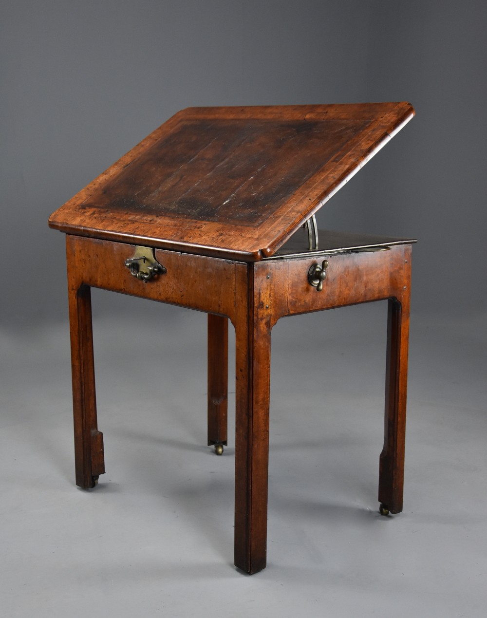 Rare example of an early 18th century English walnut Architect’s table of superb patina
