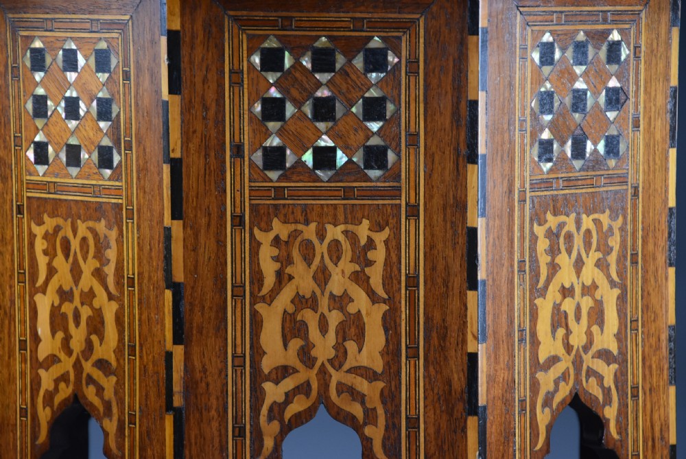 Late 19th century Liberty & Co. inlaid Moorish octagonal table View VII