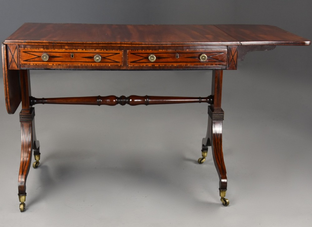 Fine quality early 19thc Regency mahogany sofa table View VIII