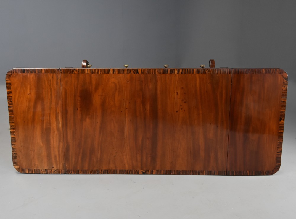 Fine quality early 19thc Regency mahogany sofa table View XIII
