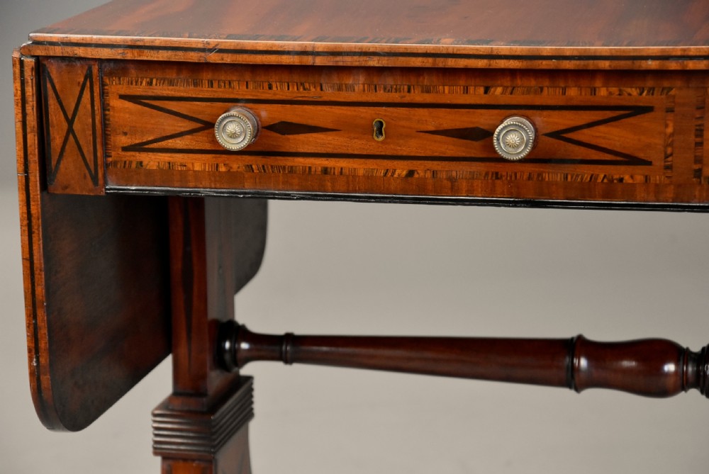 Fine quality early 19thc Regency mahogany sofa table View XVI