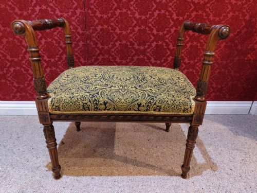 Antique Piano Stool 
