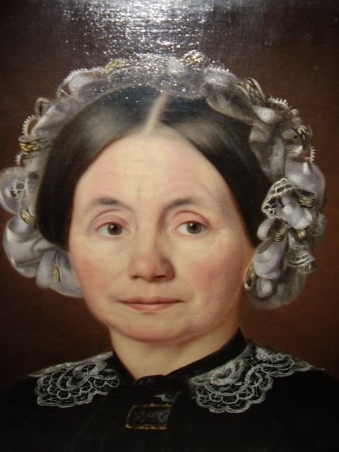 fig 1. EARLY VICTORIAN PORTRAIT OF MAID 1840-60