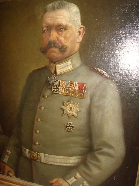 fig 2. RARE PORTRAIT ONCE HUNG IN THE REICHSTAG PARLIAMENT BERLIN OF