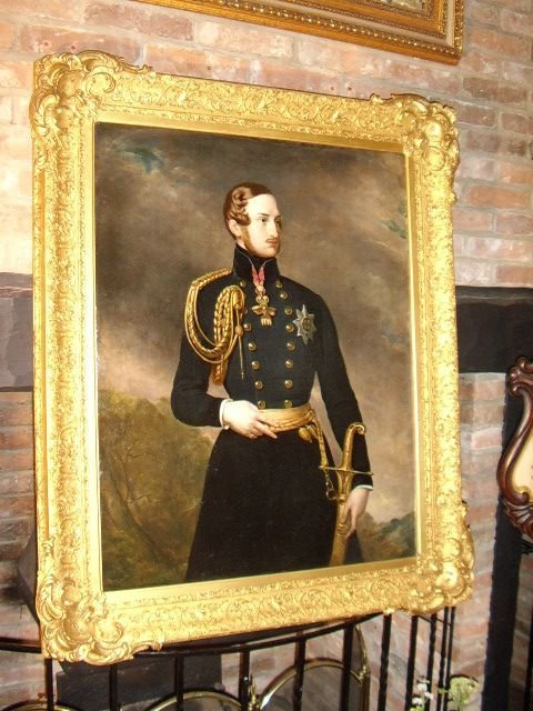 19th Century Oil Portrait of Prince Albert of Saxe-coburg & Gotha the Prince Consort After Studio of Franz Zavier  Winterhalter / English School Circa 1842  37 X 44.5 Inches (One of a Pair Offered Separately)  
 


