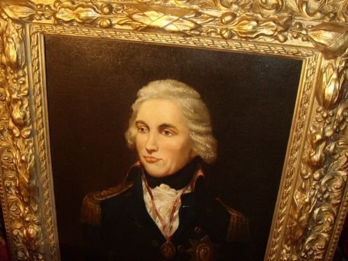 fig 2. PORTRAIT OF HORATIO LORD NELSON AFTER LEMUEL FRANCIS ABBOTT B1760 - D1803 LATE 18TH.CENTURY ENGLISH SCHOOL 24.5 X 28.5 INCHES