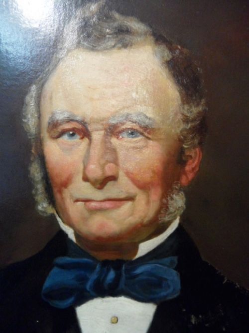 fig 1. PAIR OF EARLY VICTORIAN PORTRAITS FULLY RESTORED IN GILT FRAMES 19TH CENTURY ENGLISH SCHOOL 33 X 28 INCHES