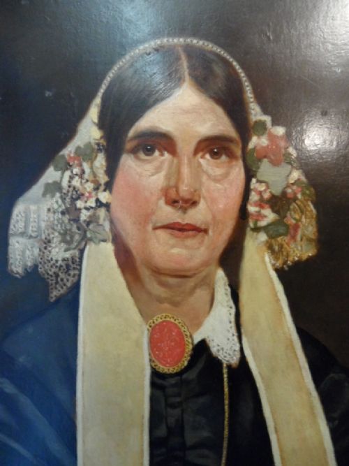fig 3. PAIR OF EARLY VICTORIAN PORTRAITS FULLY RESTORED IN GILT FRAMES 19TH CENTURY ENGLISH SCHOOL 33 X 28 INCHES